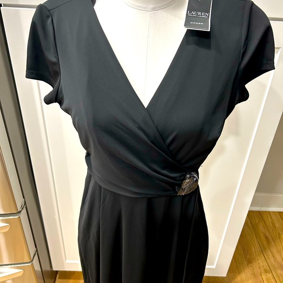 NWT Ralph Lauren Smooth Surplus Jersey Wrap Dress - Picture 3 of 7